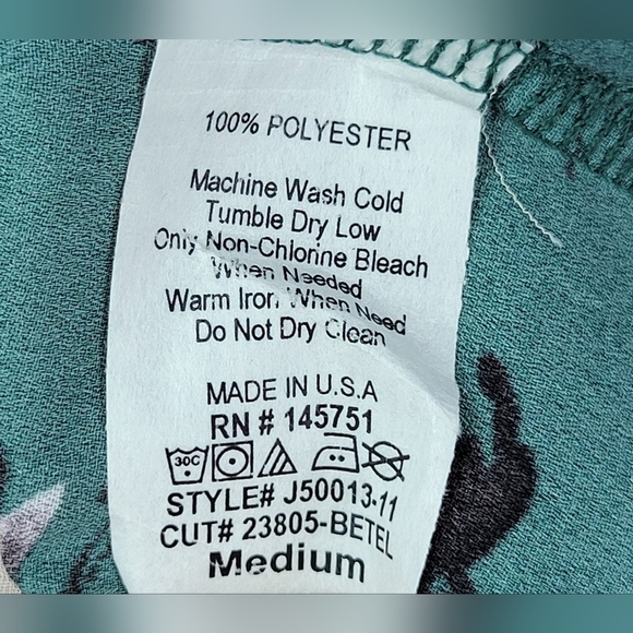 PinkBlush Green Floral Chiffon Long Plus Cover Up KIMONO Size M - Picture 11 of 11